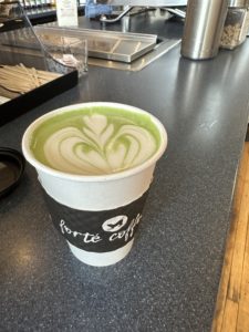 ❤️ Forté’s Matcha Latté in Benton Harbor, MI