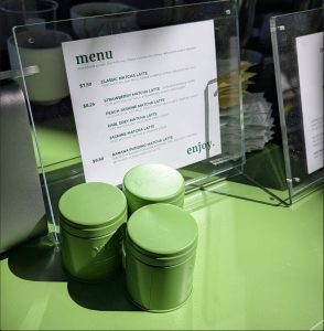 Two matcha popups now at Wicker Park Farmers market.
